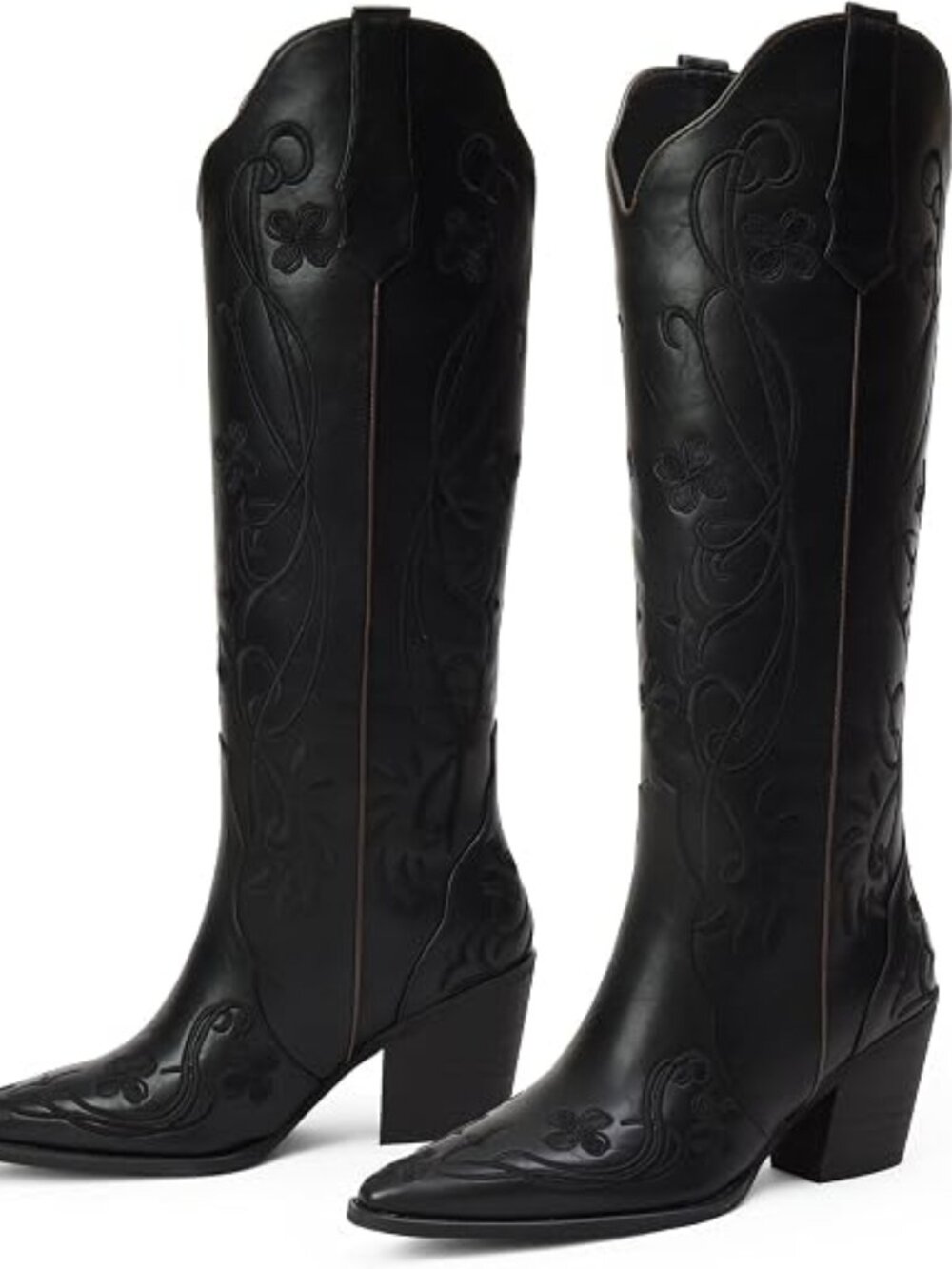 Cowgirl Boots Women Knee High Vintage Cowboy Boots